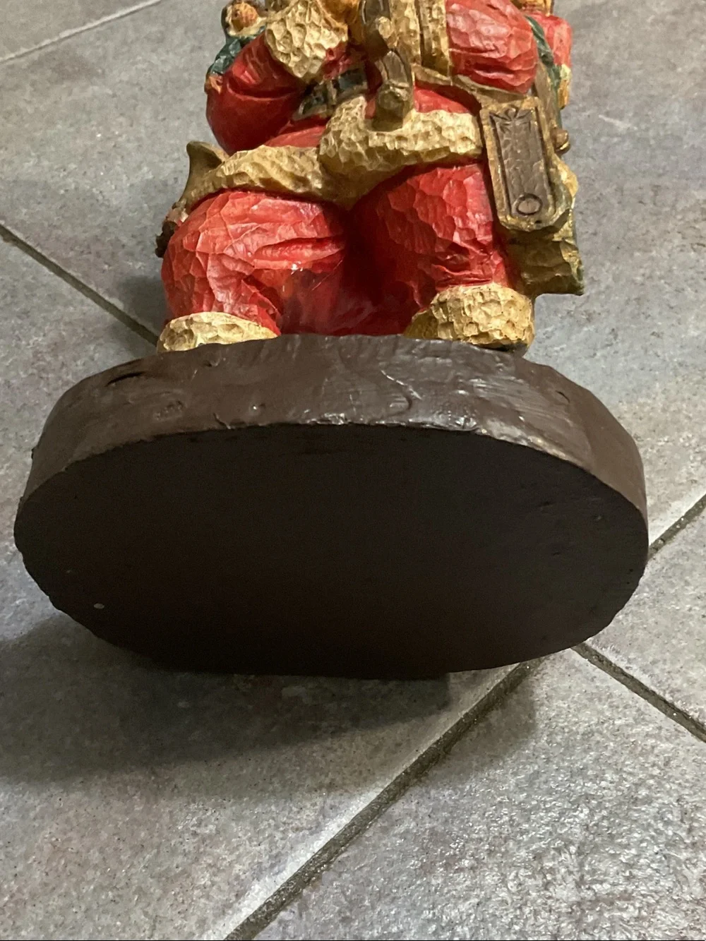 Santa Figurine Holiday Decor - Red/Green